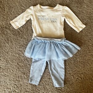 “In My Princess Era" Tutu Bodysuit Set